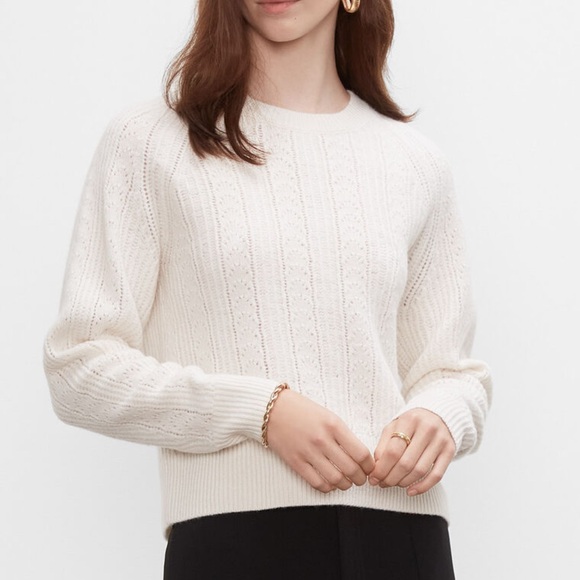 Club Monaco Sweaters - Club Monaco 100% Wool Texture Crew Neck Sweater